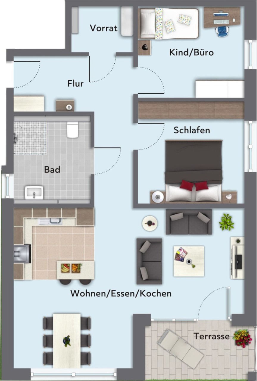 Neubauprojekt Olsberg-Bigge - Wohnung 3